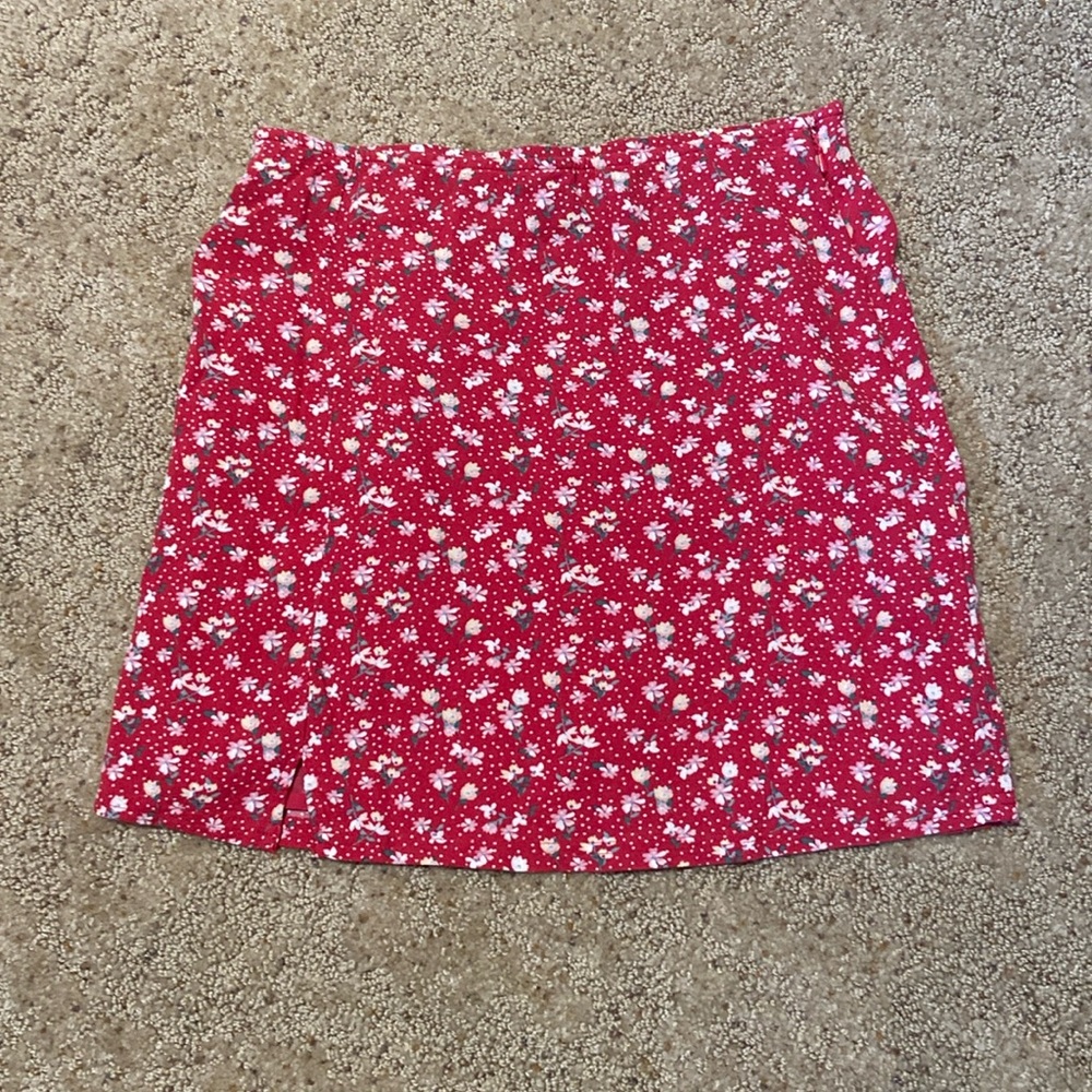 American Eagle Pink Floral Skirt